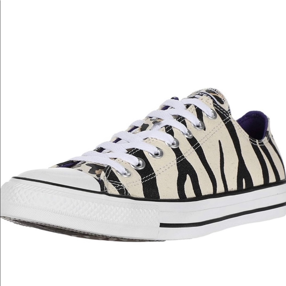 Converse Low Top Driftwood-Zebra Stripe